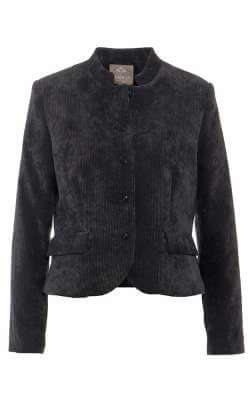 Jacke Ebbs, dunkelgrau/Samt schwarz Chiemseer Dirndl Tracht