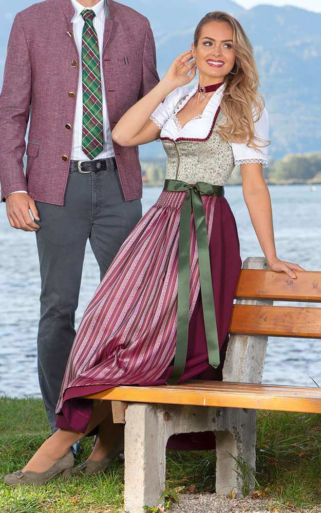 Lange Blusendirndl online kaufen Chiemseer Dirndl & Tracht