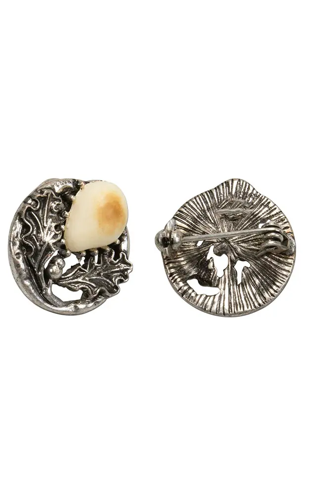 Broschenset (2 Stk.) Grandl, altsilber