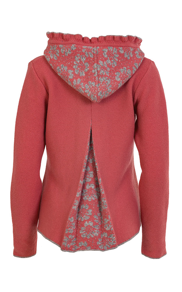 Strickjacke Ora, melone/silber