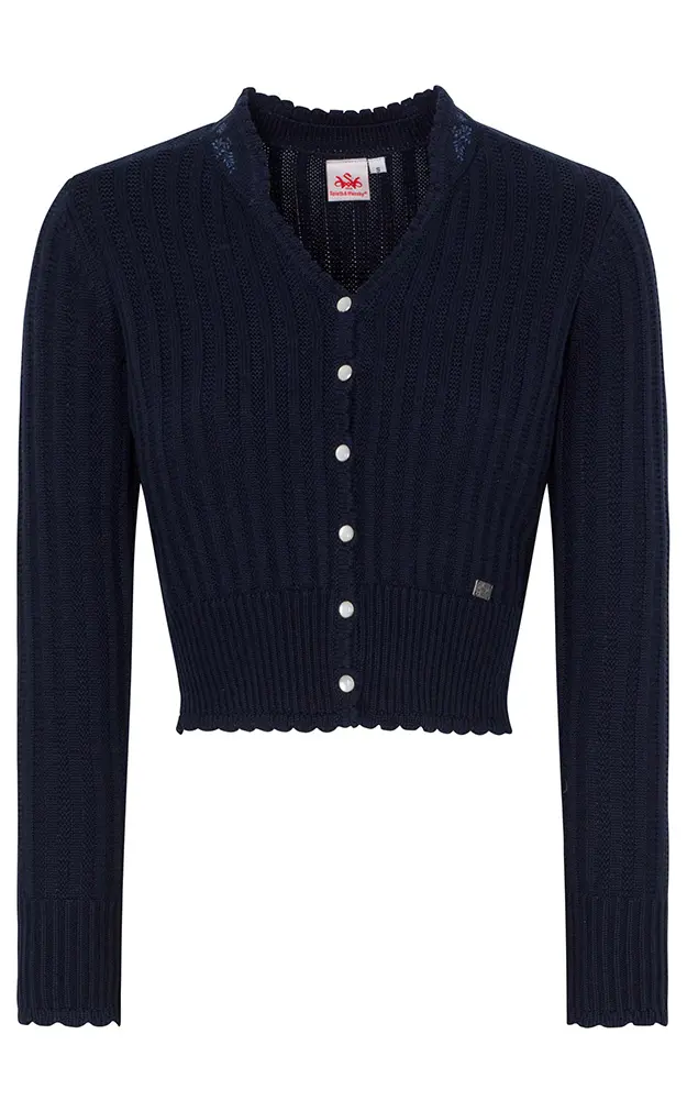 Strickjacke 351280, nachtblau