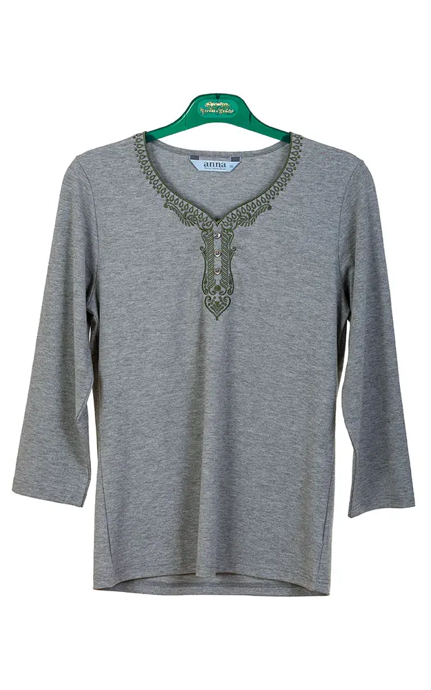 Damen-Shirt 9539 81100, grau