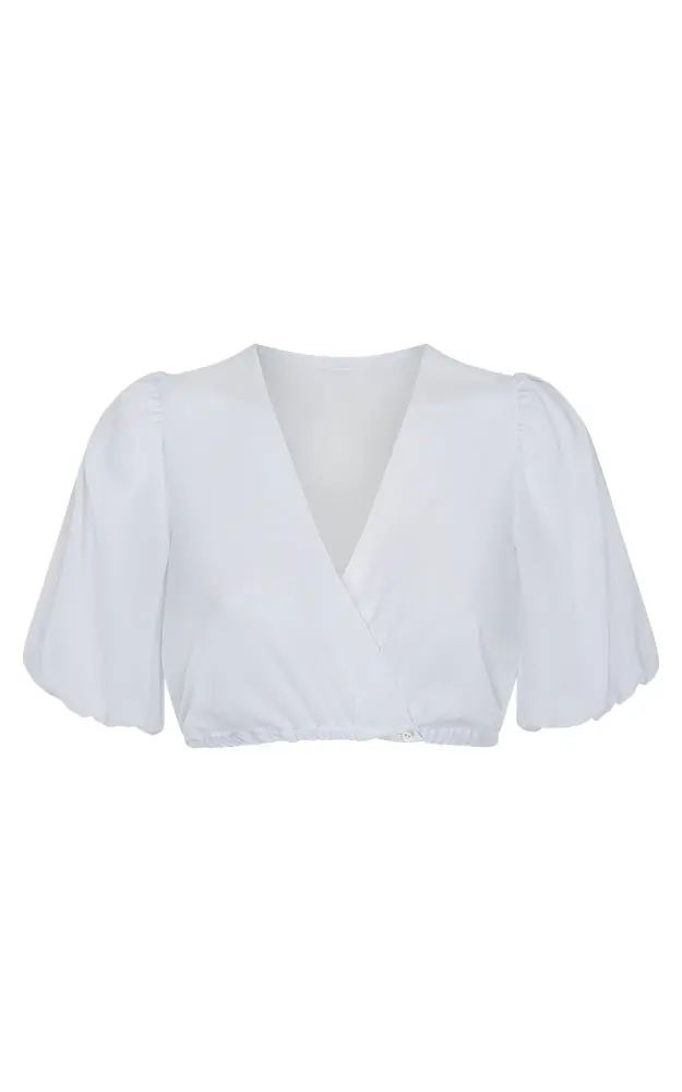 Dirndlbluse Lejla, cremeweiß