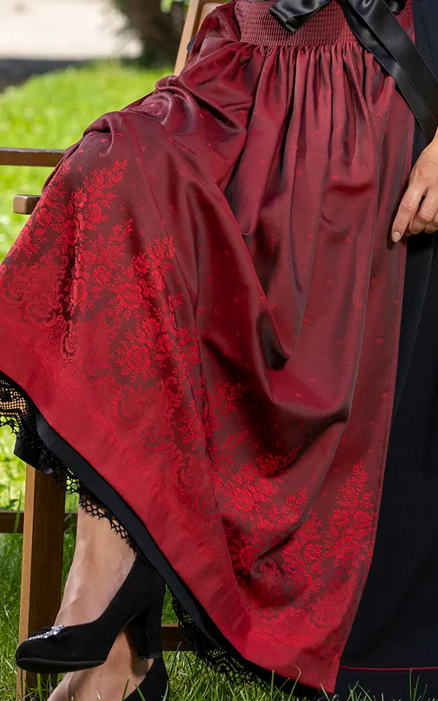 Schürze Hechtsee Extra, weinrot