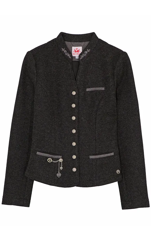 Walkjacke Gosau, dunkelgrau