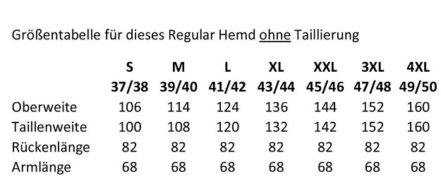 Hemd 1002 Stehkragen Biesen, weiß