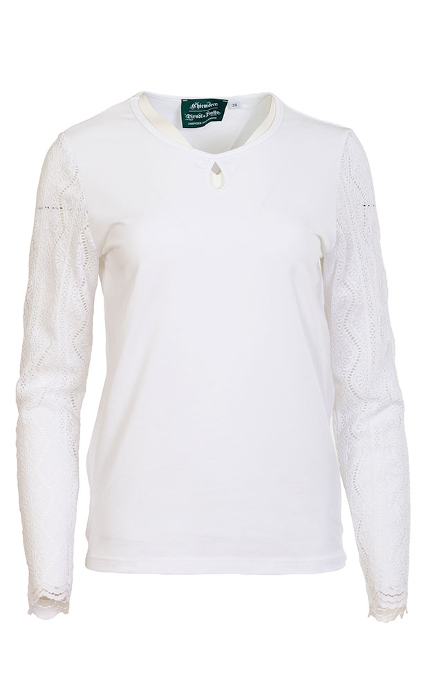 Trachtenbluse 9655 81100, weiß