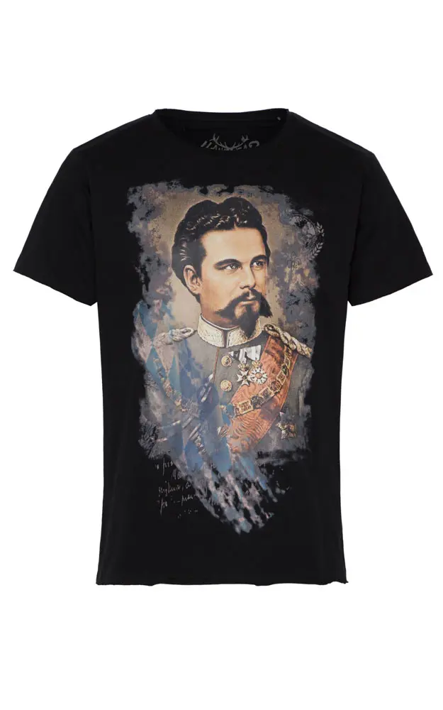 T-Shirt Wiggerl, schwarz