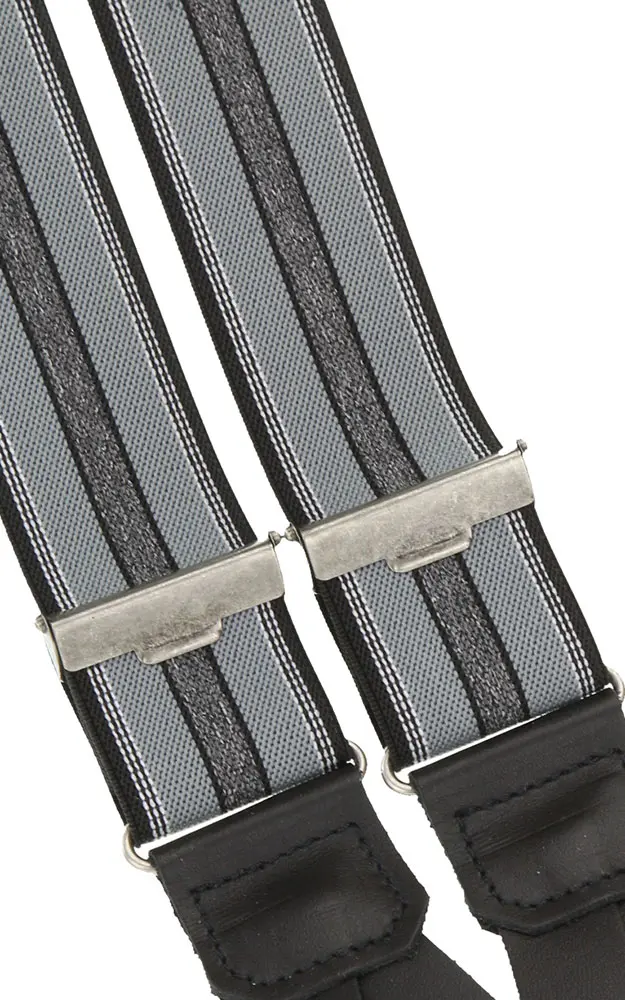 Hosenträger Stresemann 305, anthtrazit/schwarz