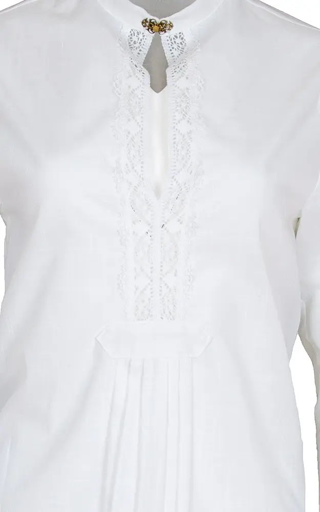 Trachtenbluse Paula, weiß