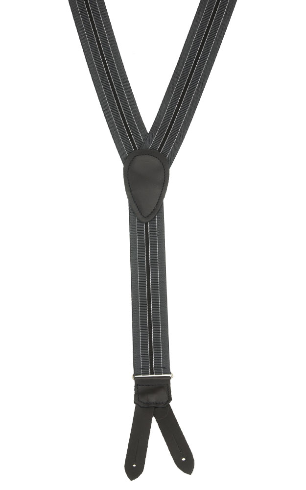 Hosenträger Stresemann 660, anthtrazit/schwarz