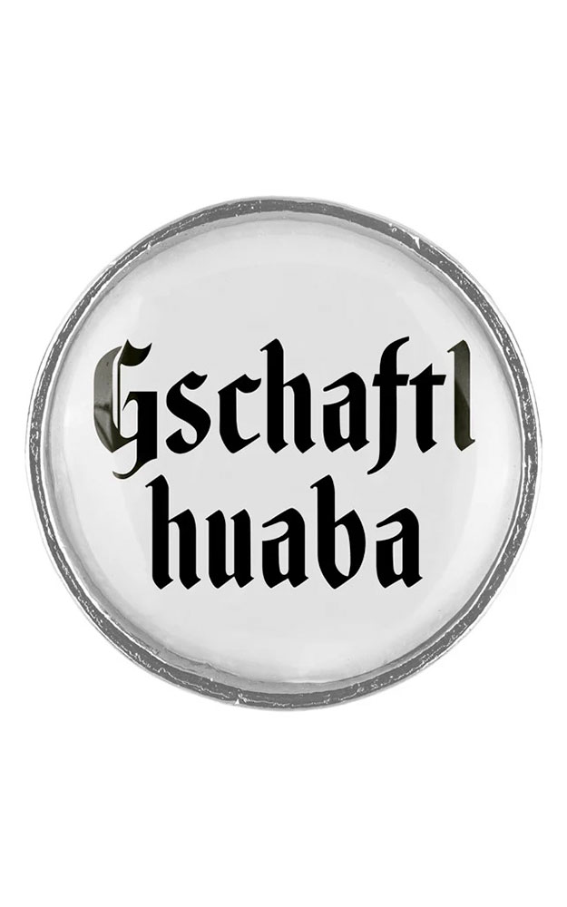 Ansteck-Pin Klassik - Gschaftlhuaba