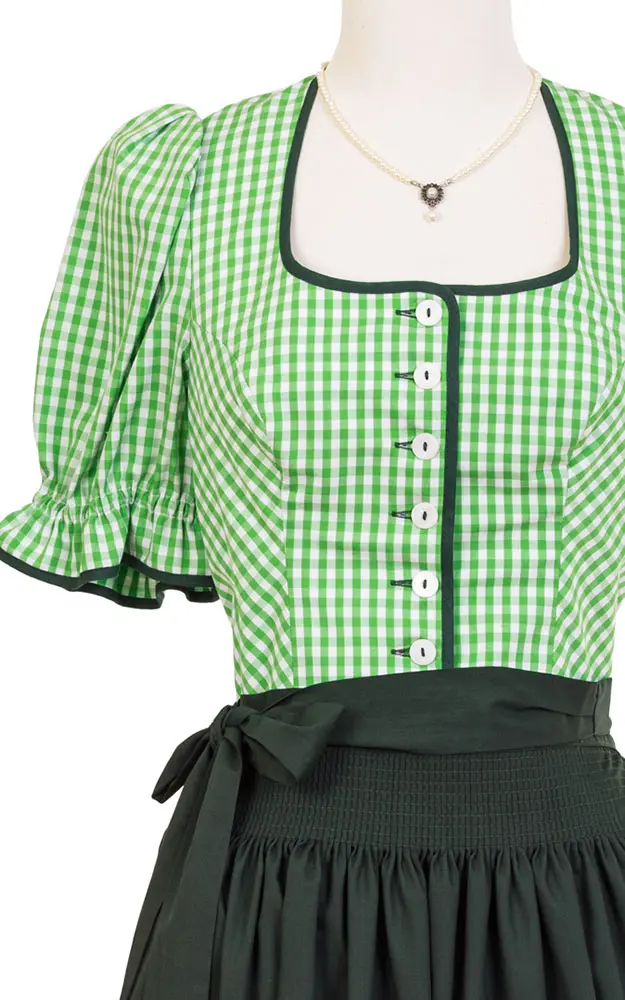 Dirndl Buching /E grün, ohne Schürze