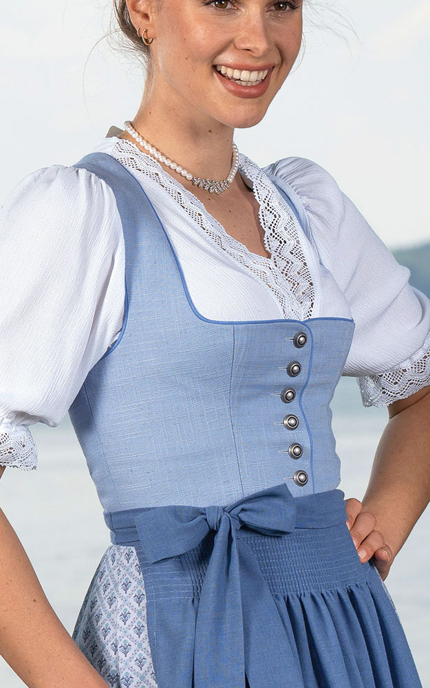 Blusendirndl Fuldatal, mit Schürze