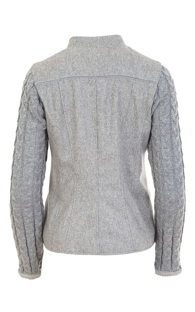Jacke Laura, mittelgrau