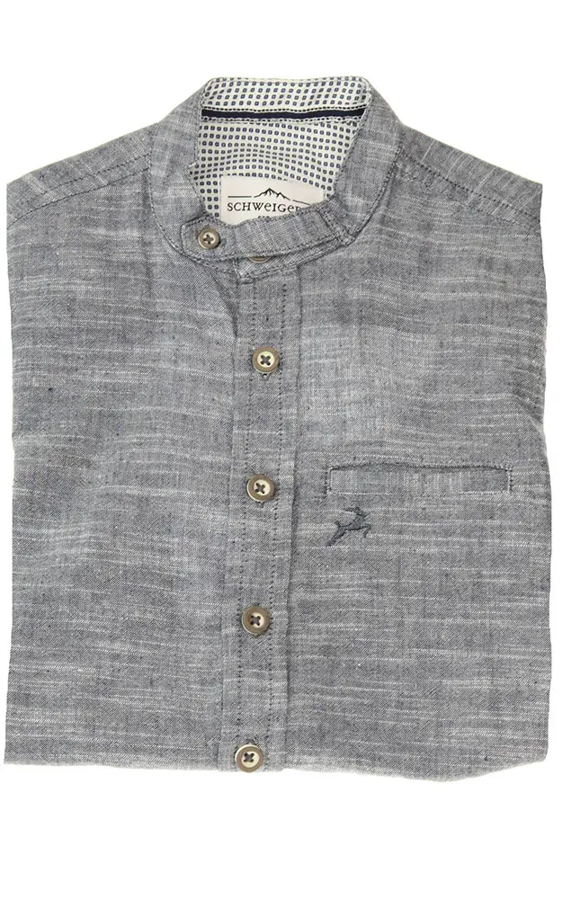 Kinderhemd K106, blau