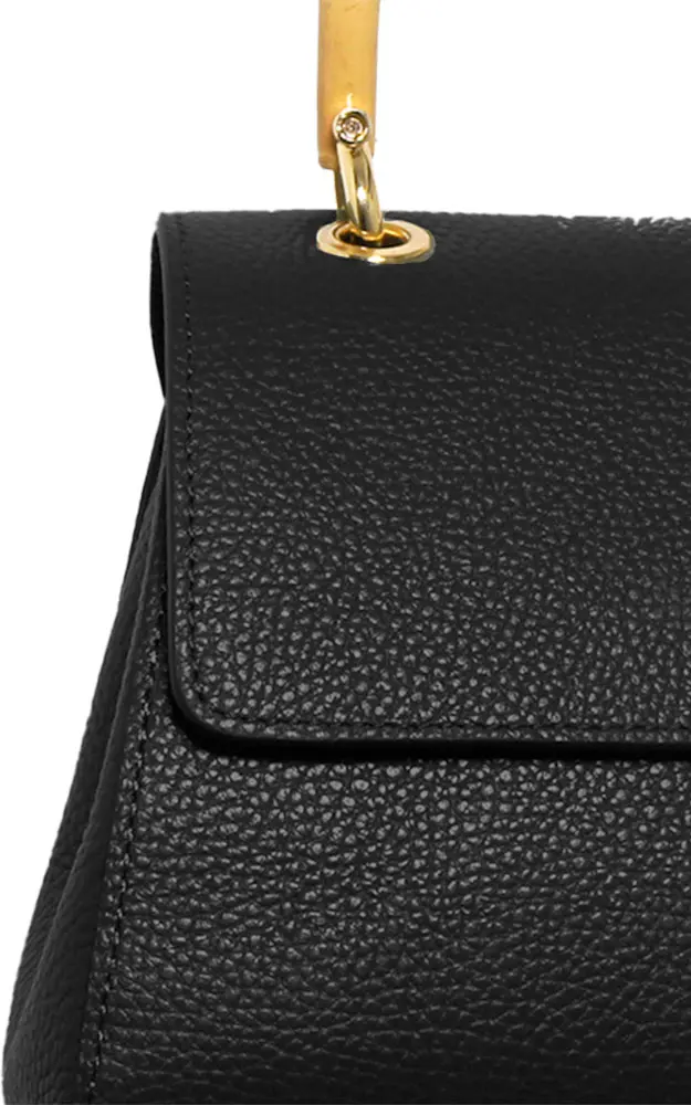 Tasche Bambus, schwarz