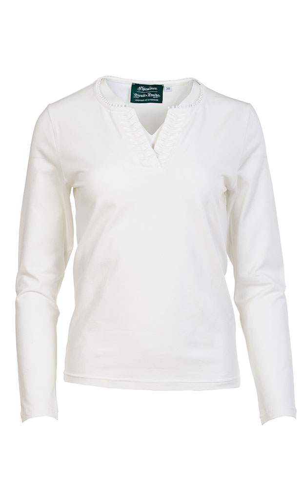 Trachtenbluse 9656 81100, weiß