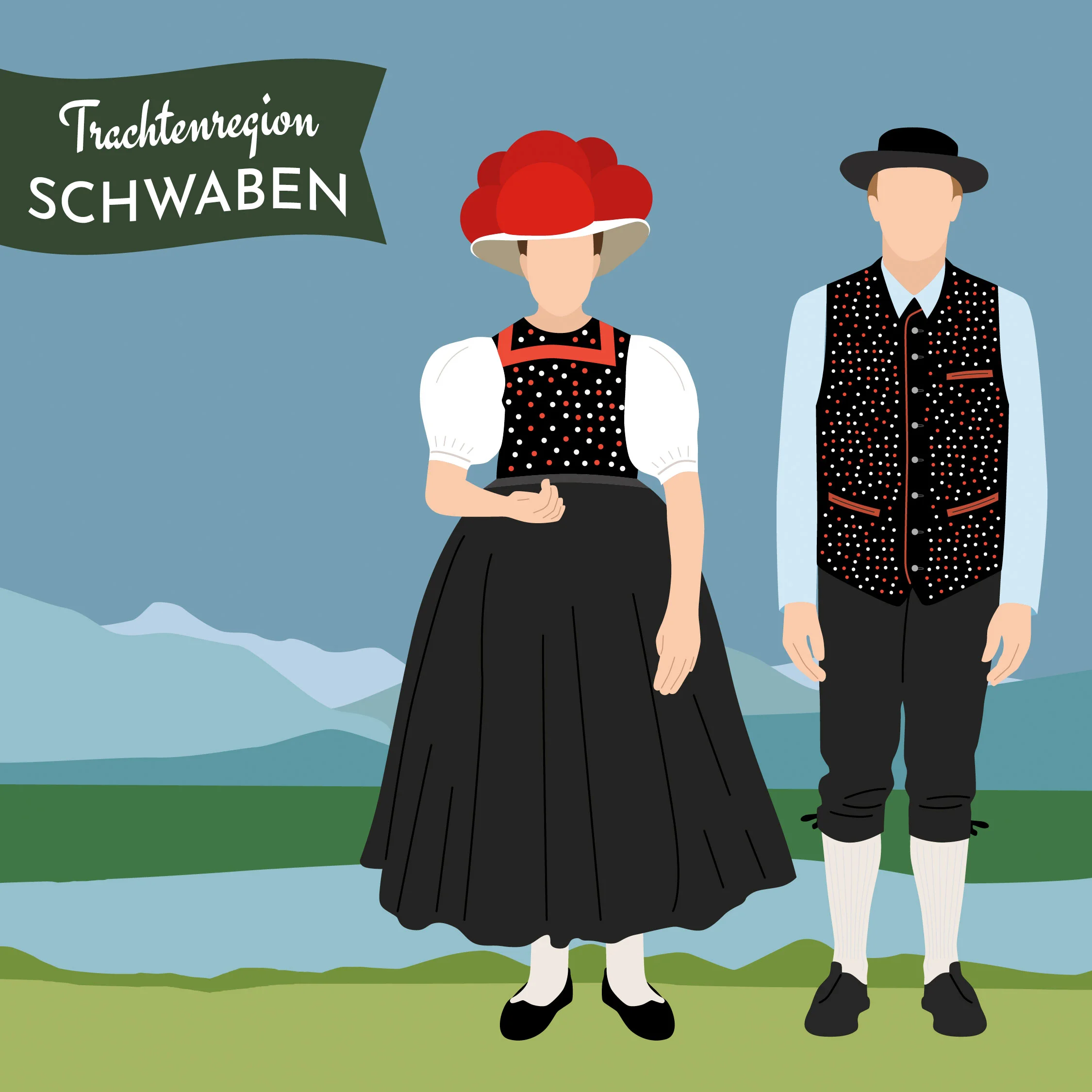 Schwäbische-Tracht