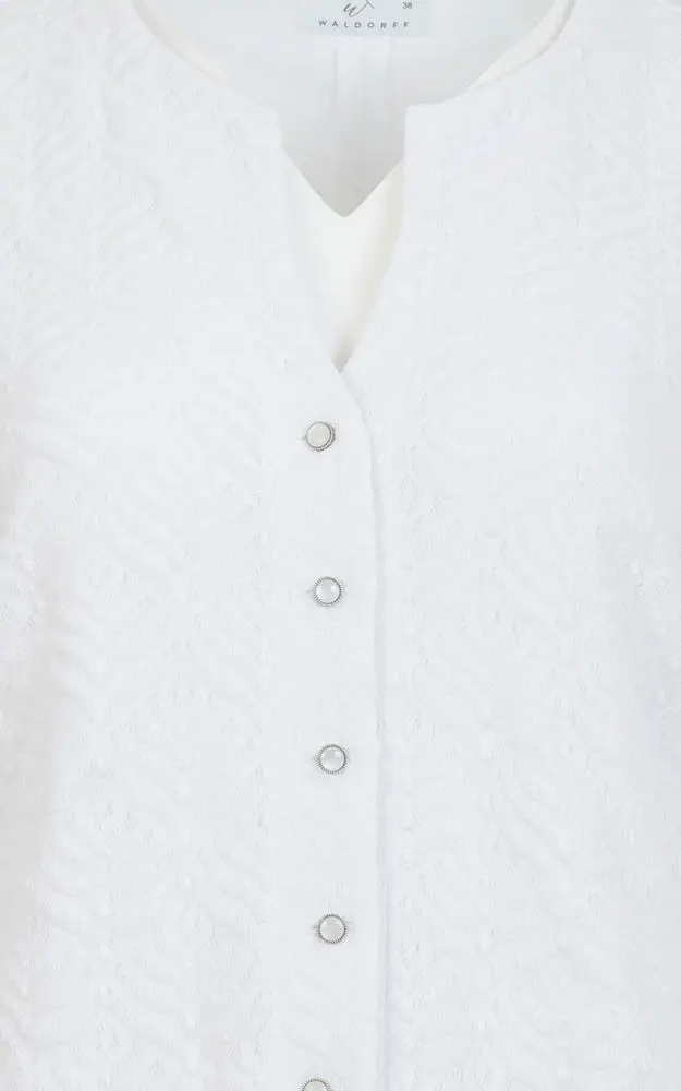 Trachtenbluse 02 20312, weiß