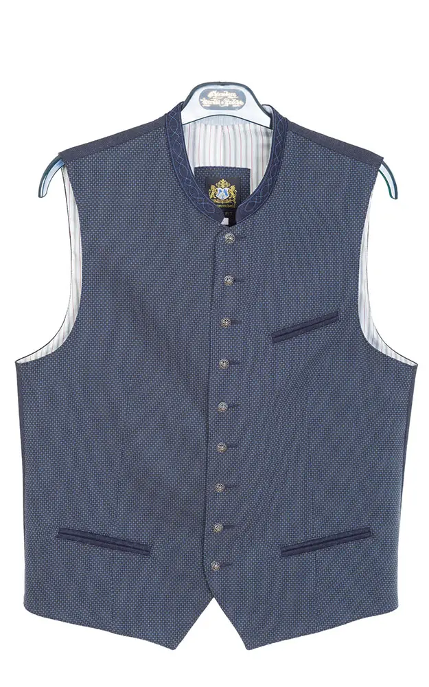 Weste Mirko, dunkelblau - Stretch