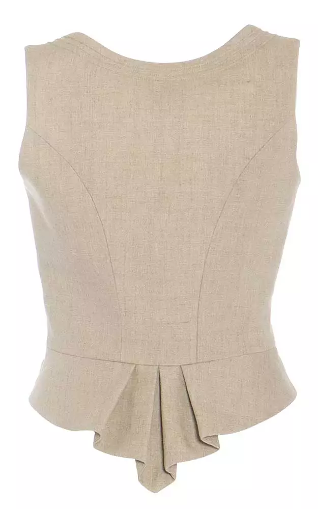 Mieder Leinen 65160, natur