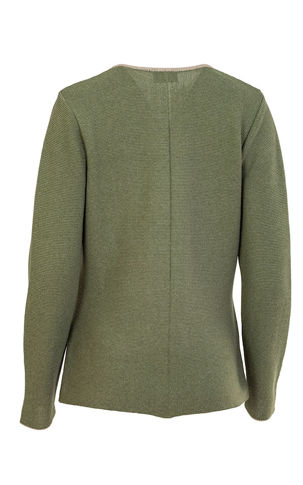 Strickjacke Monika, schilf/beige