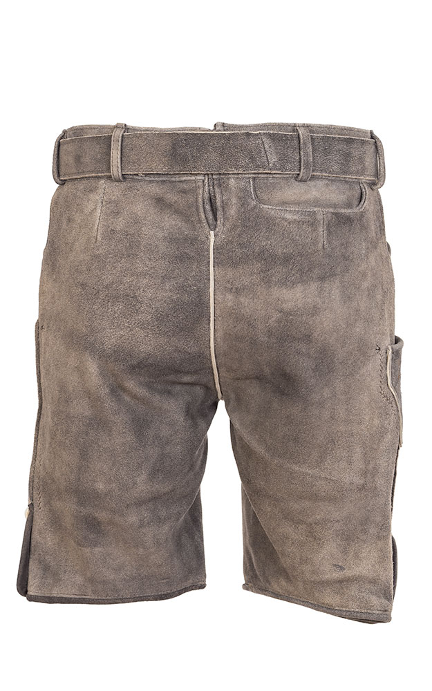 Lederhose Pedro mit Gürtel, bison