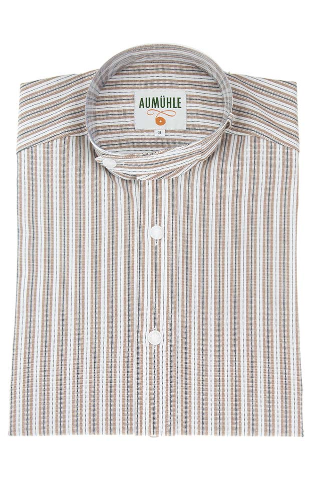 Hemd 11861-312018, braun gestr.