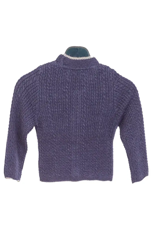 Kinder-Strickjacke Seeon, dunkelblau