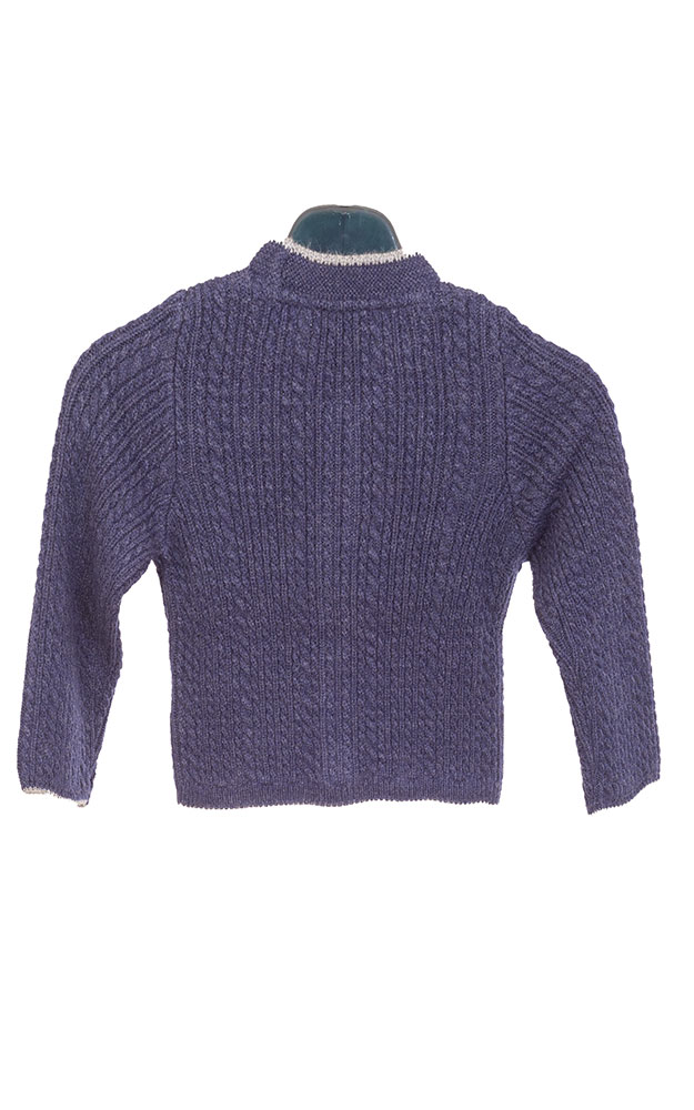 Kinder-Strickjacke Seeon, dunkelblau