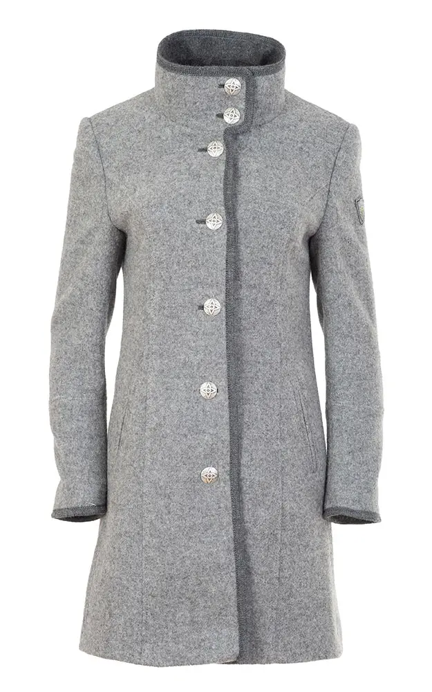 Kurzmantel Frauke, mittelgrau