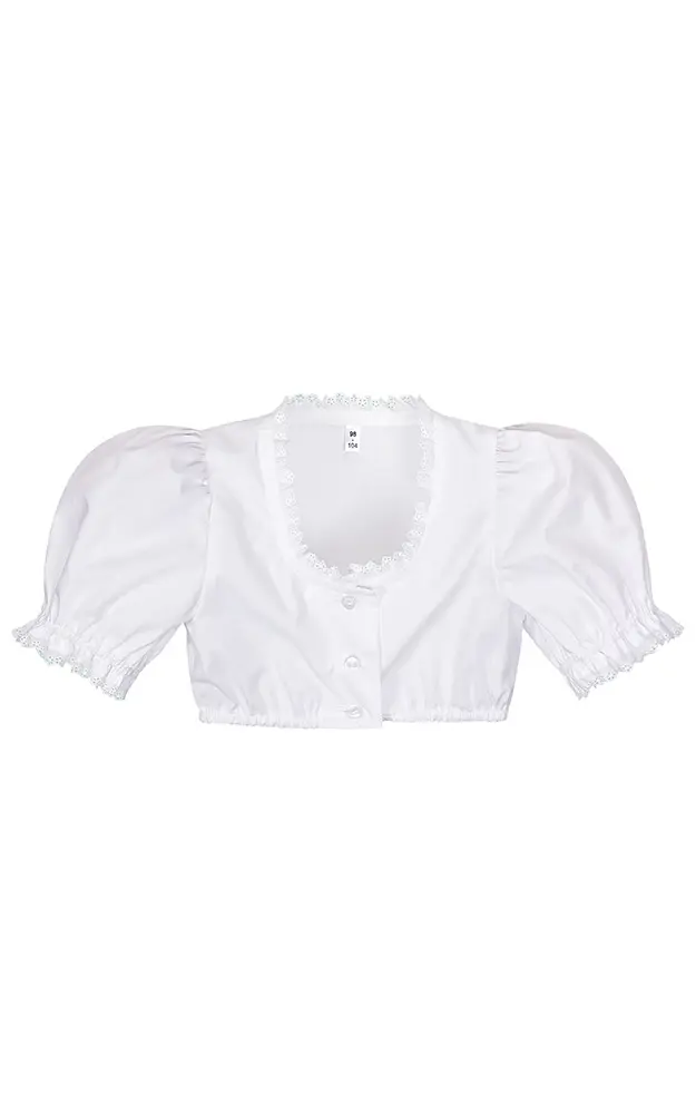 Kinderbluse 15 0125 84, weiß