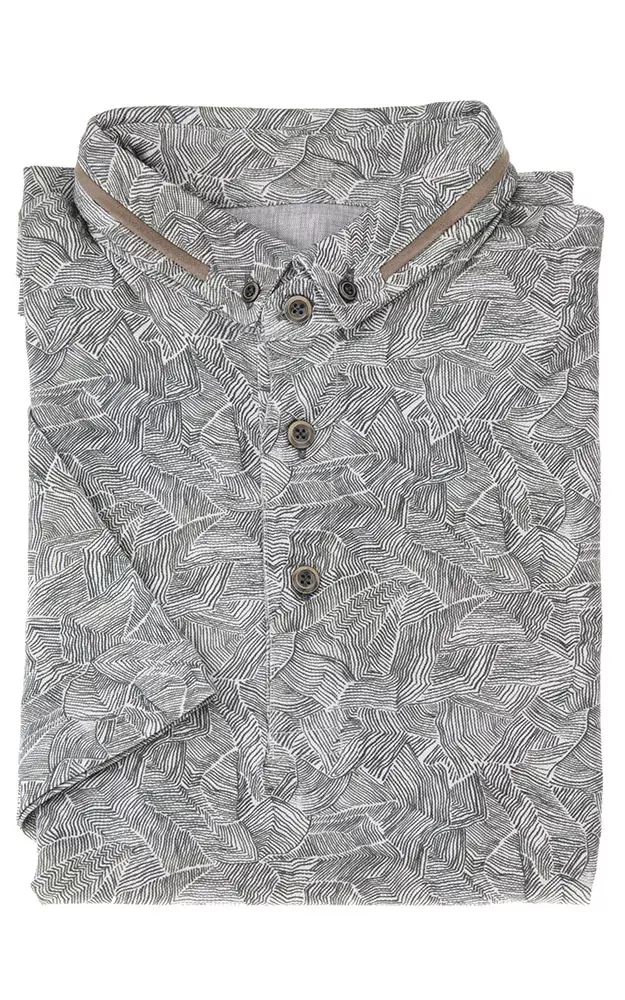 Polo-Shirt 2509, grau/beige