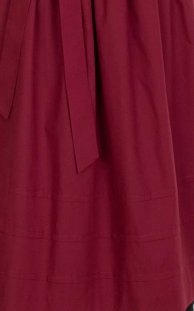 Schürze Stufen, weinrot