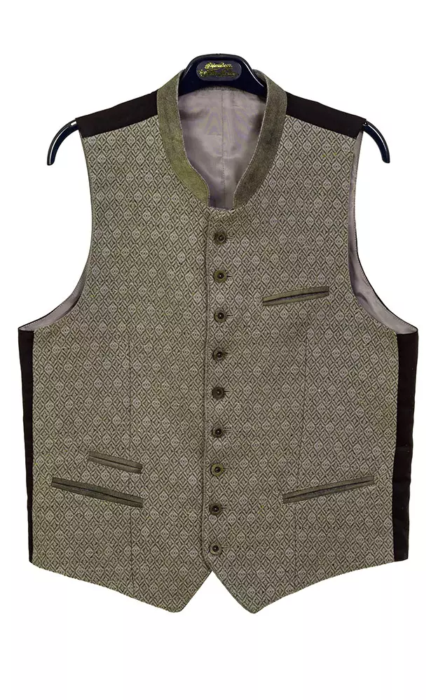 Weste Bürs-LE, grau/grün