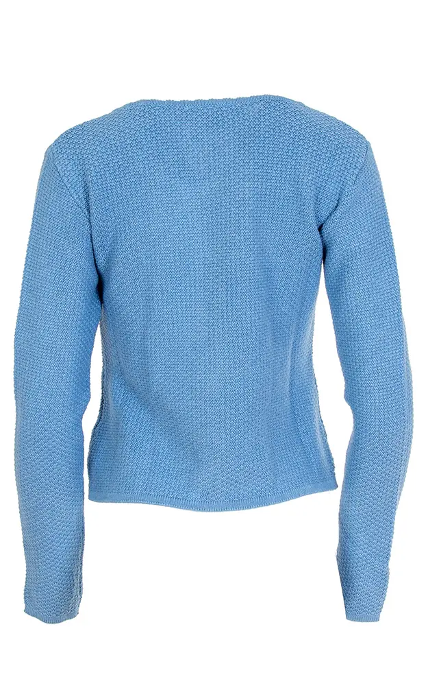 Strickjacke, hellblau