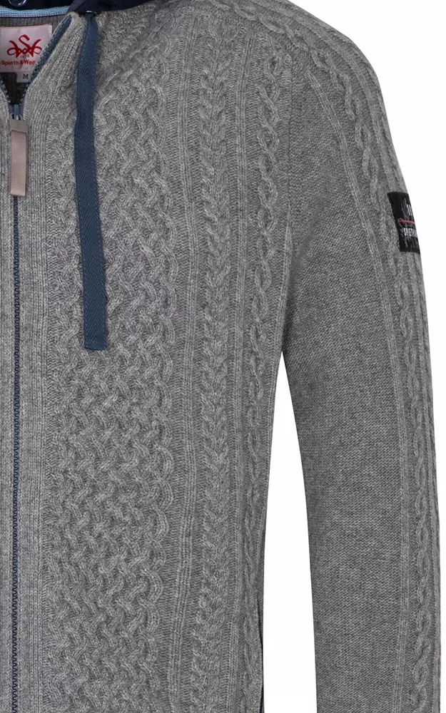 Strickjacke Athan, hellgrau