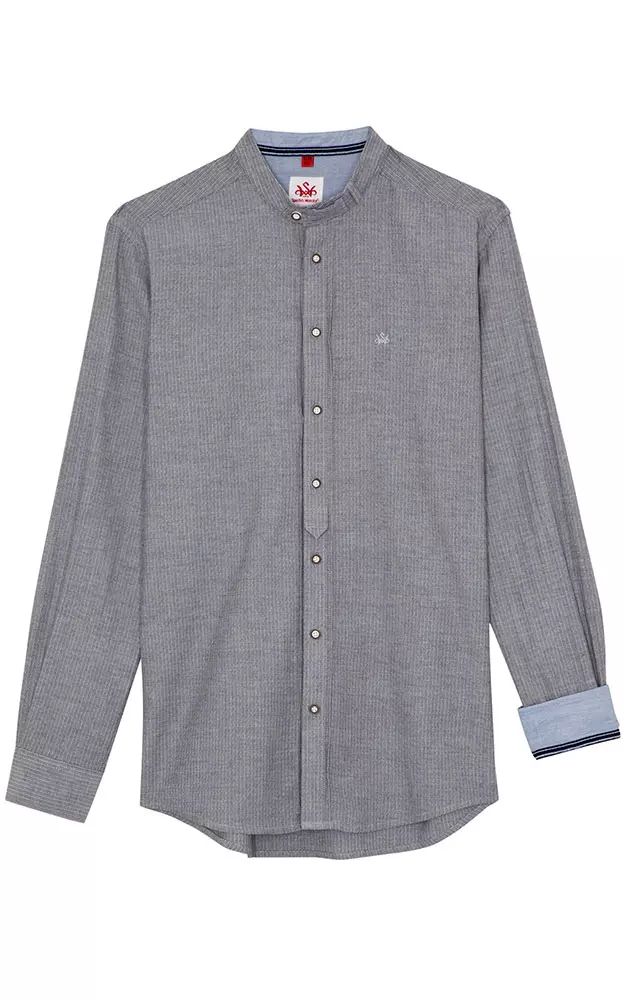 Hemd Duri, grau - Slim fit