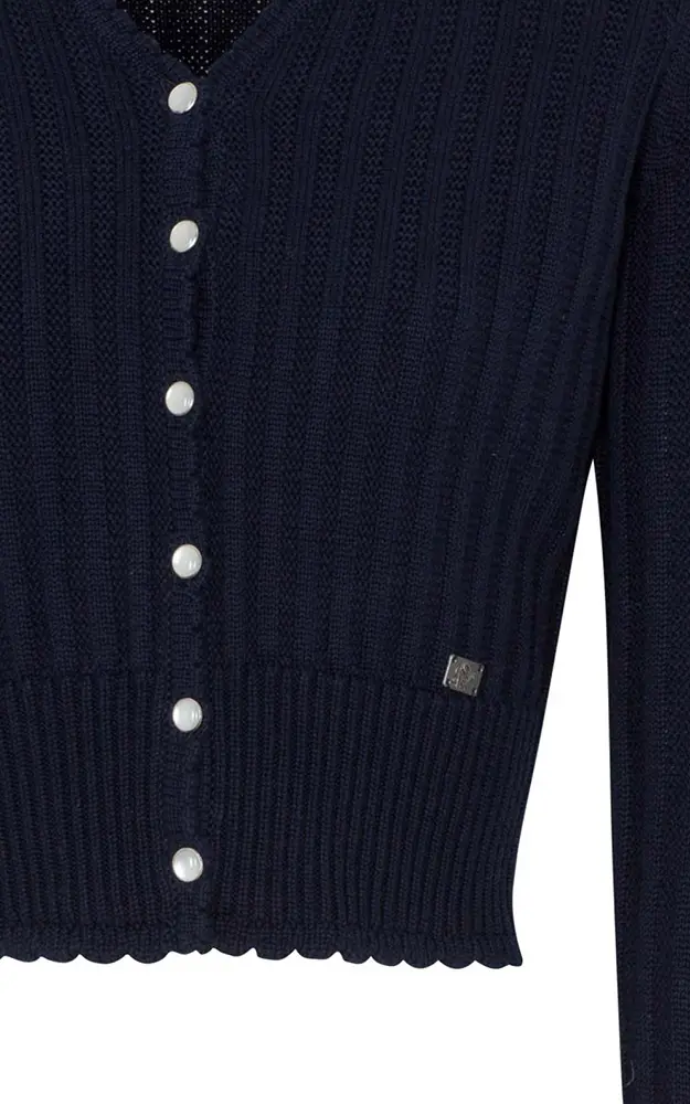 Strickjacke 351280, nachtblau