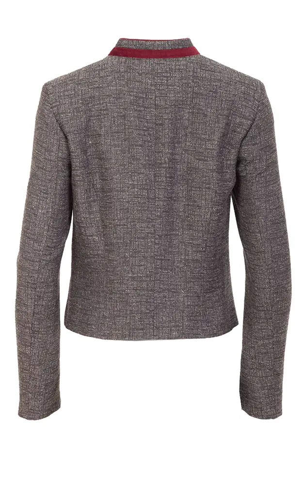 Jacke Irmi, anthrazit meliert