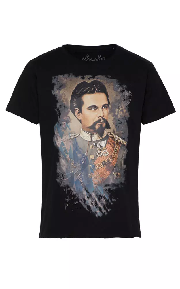 T-Shirt Wiggerl, schwarz