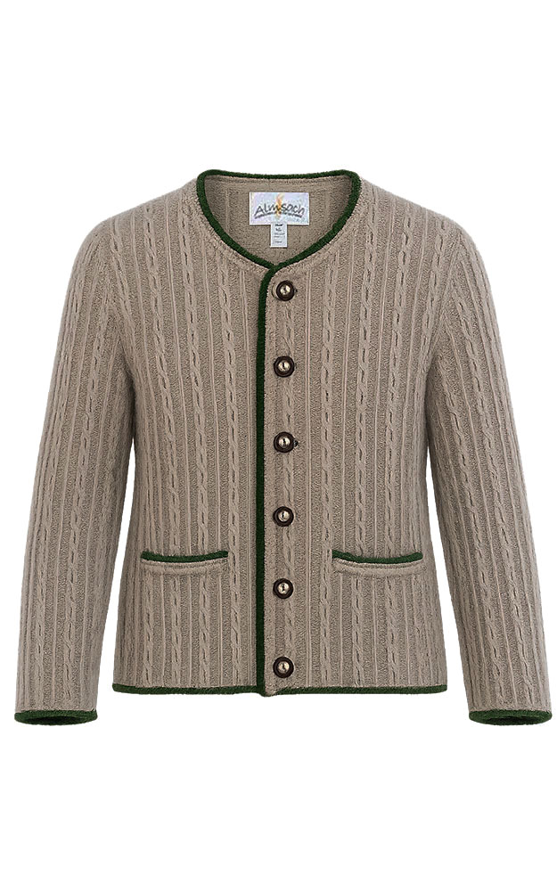 Kinder-Strickjacke SCM44, braun