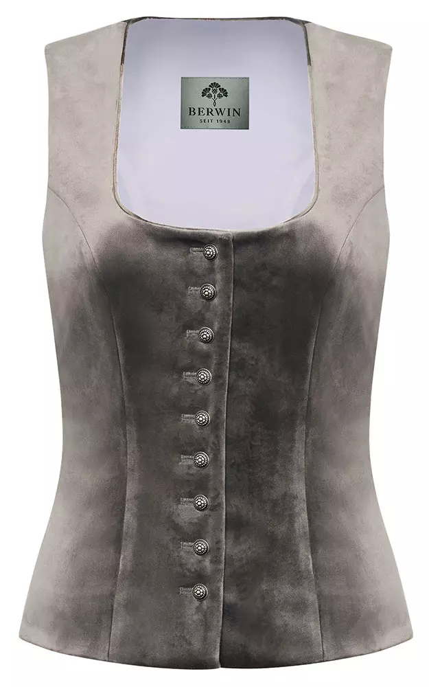 Mieder Samt 64250, taupe