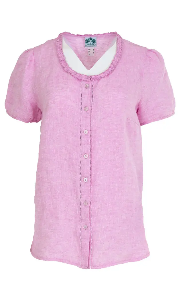 Trachtenbluse Sandra, rosa