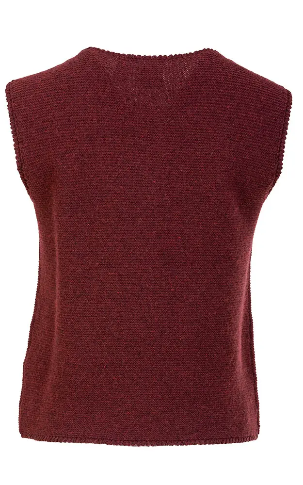 Pullunder Thur, weinrot