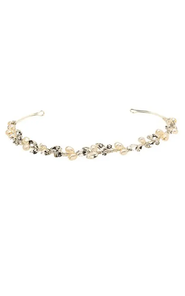 Diadem, Ivory/silber