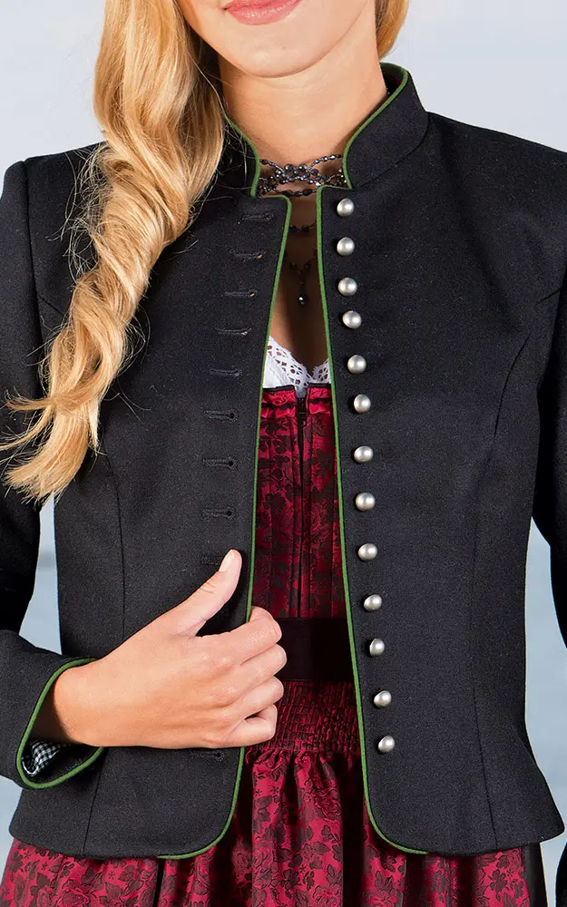 Jacke Eschberg, schwarz/grün