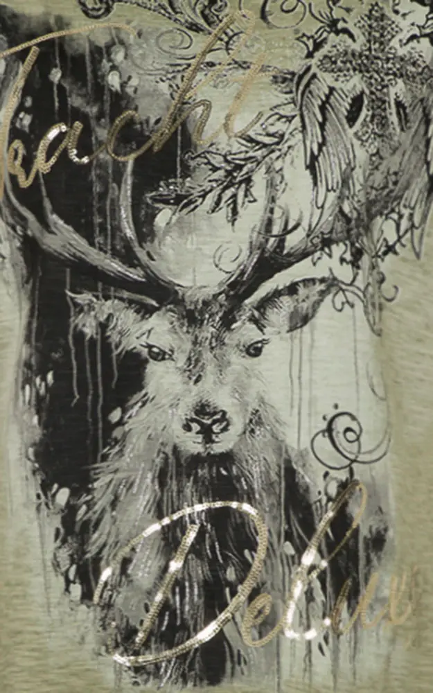 Damen-Shirt Deluxe, oliv