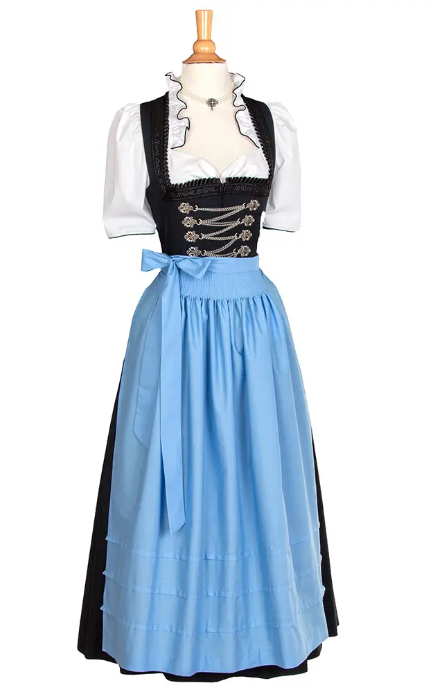 Schürze Stufen, hellblau